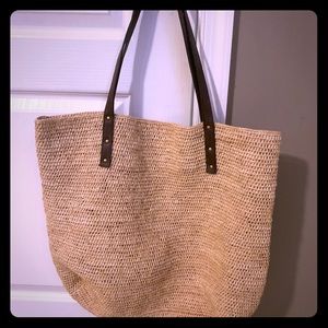 Raffia Beach tote